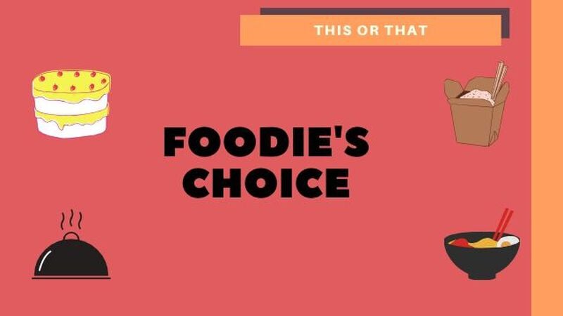 Foodie's Choice Instagram Game